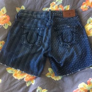 💎EUC💎 True Religion Shorts (Stripes & Stars)